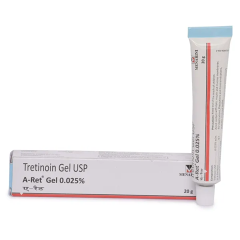 A Ret Gel 0.025% (20 Gm) x pack of 3