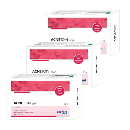 Acnetoin Salicylic Acid Soap 1% (pack of 3)