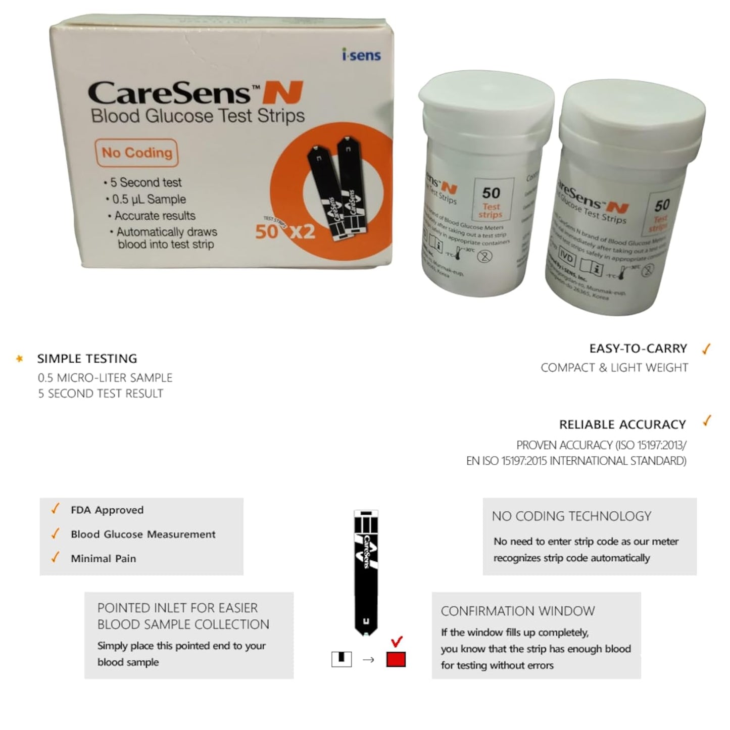 CareSens N Test Strips 100