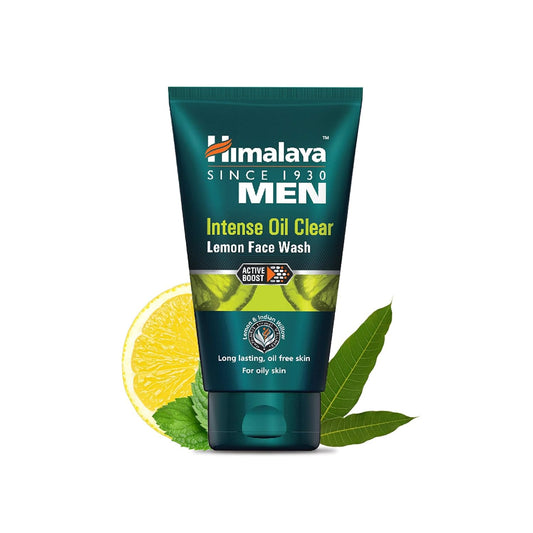 Himalaya MEN Intense Oil Clear Lemon Face Wash, 50ml/1.70 Oz