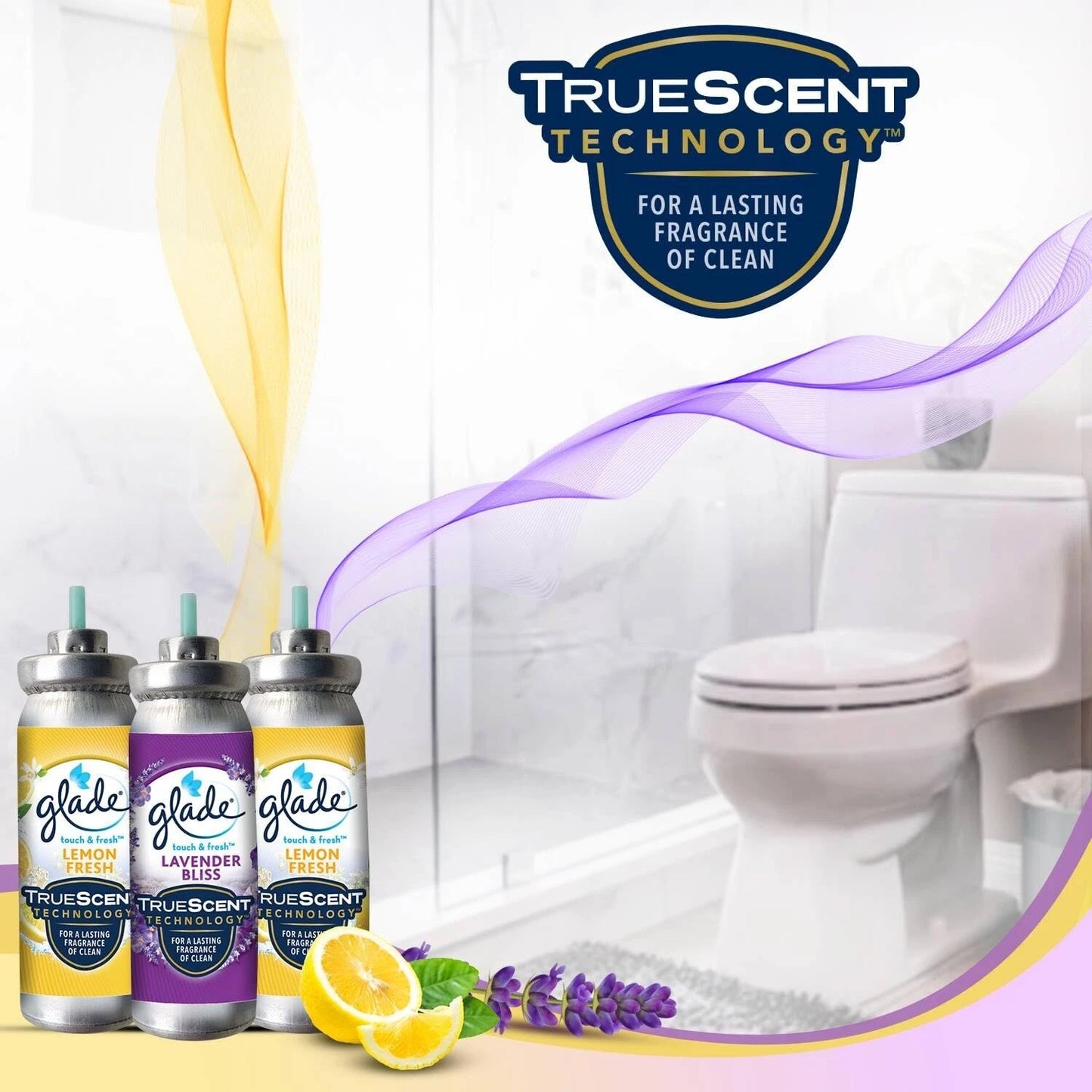 Glade Touch N Fresh Refill Spray, 12ml Set Of 2 (6 Units) Free Shipping