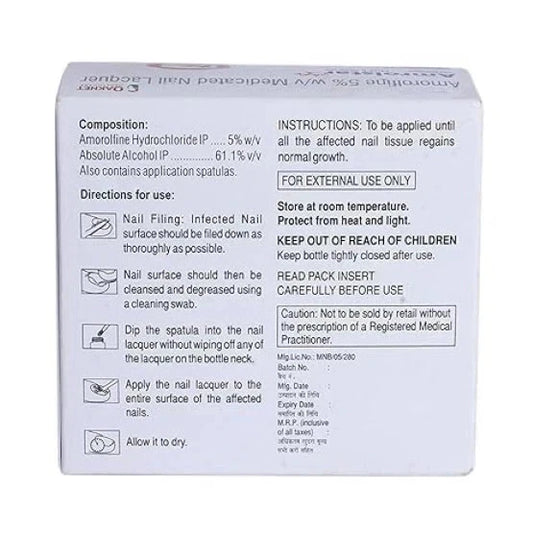 Amrolstar Nail Fungal Lacquer 2.5ml Lacquer Nail Anti - Fungal Nail Treatments