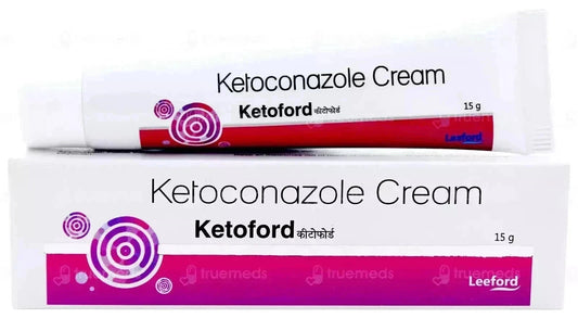 Ketoford 2% Cream 15g (Pack of 20) – Antifungal Ketoconazole Treatment for Skin Infections